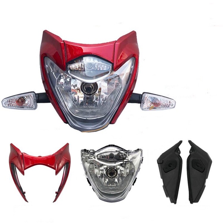 Applicable to QJ125 - 23 Golden Steel QJ150 - 23 head shell guide head headlamp assembly