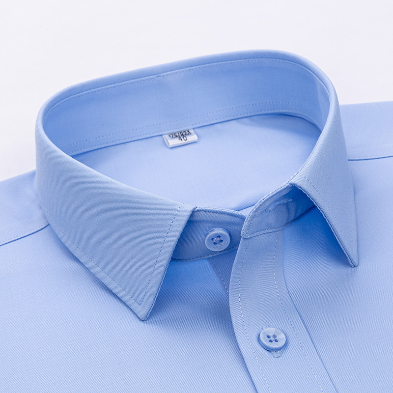 Youngor Mulberry Silk Short-Sleeved Shirt, Modal Skin-Friendly Breathable Business Inner Shirt, Professional Formal Wear for Young and Middle-Aged People