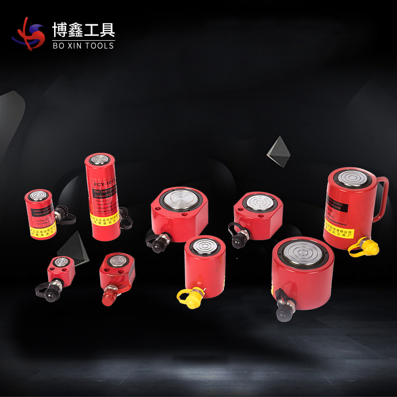 Boxin hydraulic cylinder 10T20T30T50T100T hydraulic jack Single and double return single action hydraulic cylinder