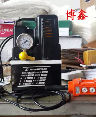 QQ-700 hydraulic electric pump ultra small portable electric pump station 220V hydraulic oil pump station ultra high pressure pump