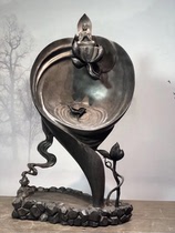 Gloomy Red Chunmu Jinsi Nan Guanyin Guanyin Guan Gong Maitreya Buddha root carving crafts living room entrance large wood carving ornaments