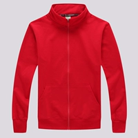 Красная утепленная толстовка