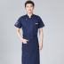 Breathable Net Hotel Summer Chef làm việc quần áo của nam giới ngắn sleeverestaurant đầu bếp nhà hàng bếp quần áo làm việc phương Tây hàng thời trang 