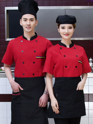 Catering Chef Work Одежда одежда с коротки