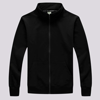 Черная утепленная толстовка