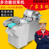 Canteen Electric stainless steel vegetable cutter commercial multifunctional vegetable cutter automatic vegetable sauerkraut potato shredder