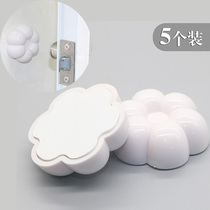 5 heart-shaped anti-collision pads non-perforated strong sticky door top rubber door suction anti-collision pad door catch door card