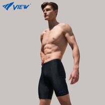 TABATA swimming trunks mens swimwear mens hot spring swimsuit shorts five-point flat corner anti-embarrassing quick-drying professional equipment