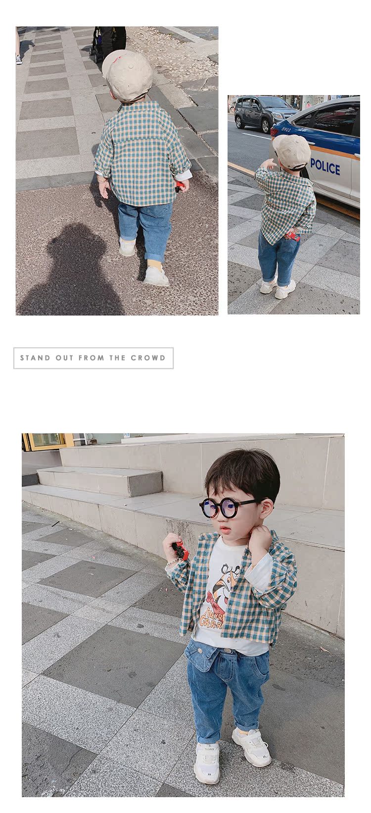 Mini lẻ shop trẻ em kẻ sọc dài tay áo sơ mi trẻ em mẫu mùa thu bé bé mùa thu bé - Áo sơ mi váy đầm trẻ em 13 tuổi