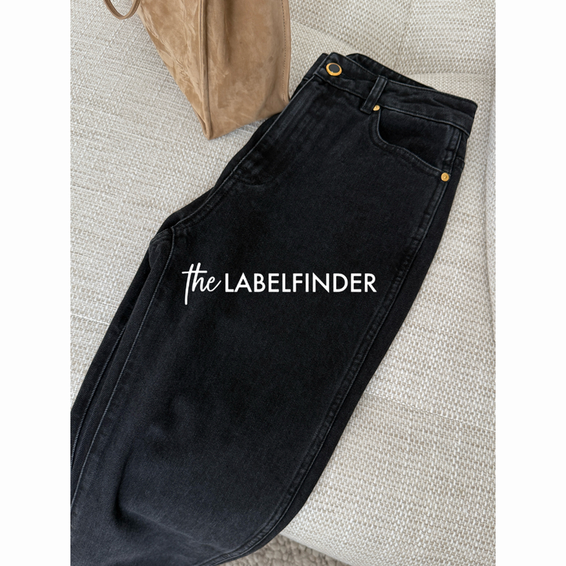 Kh Abigail Straight-Leg Pants, Distressed Washed Nine-Point Straight-Leg Imported Fabric Black-Gray Jeans