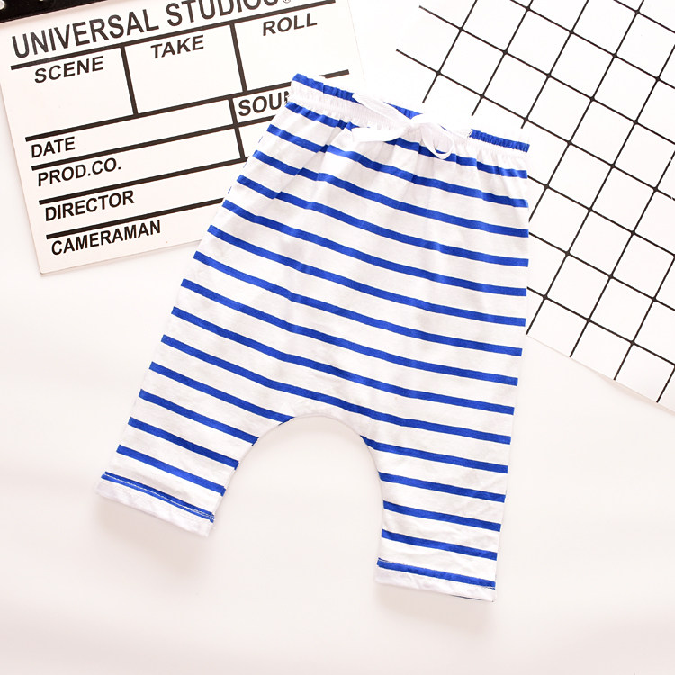 Baby Pants Boy Kharen Pants Baby Large PP 50% Pants Pure Cotton Girl Seven Pants Summer Clothing Slim Fit Children Shorts