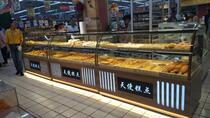Bread arc peach pastry showcase Biscuit Nakajima cabinet Side cabinet Cashier Cake model baking paint Solid wood
