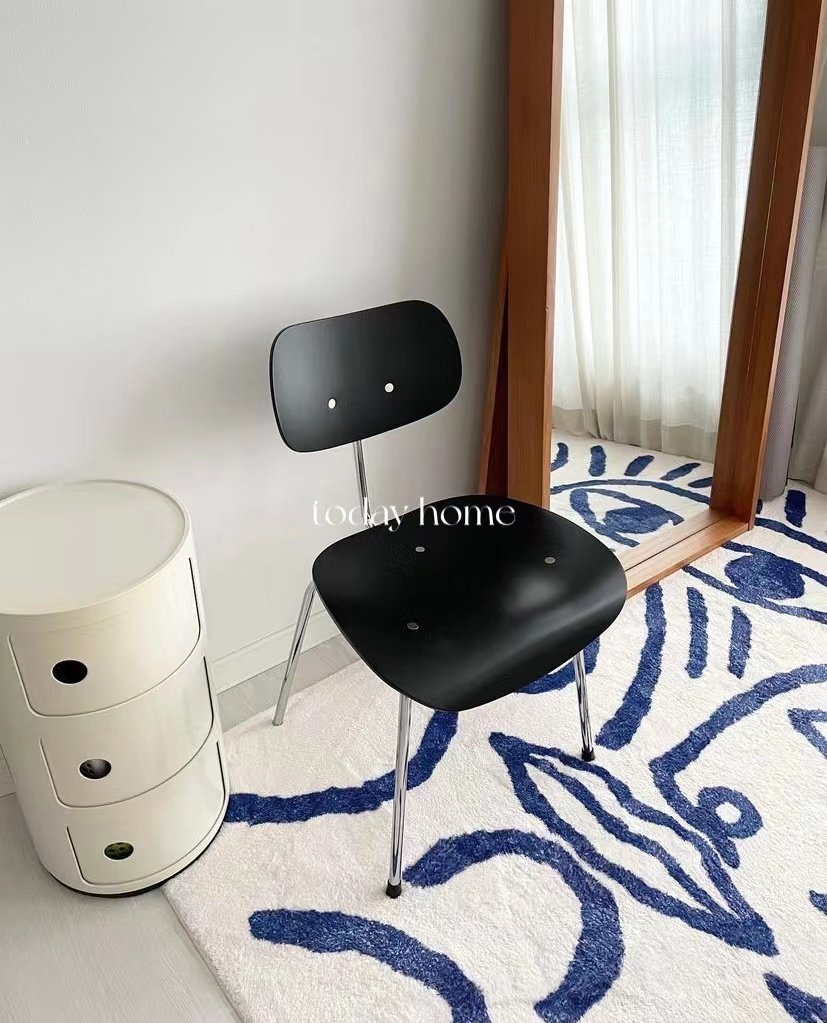 today home Korea Bots ants Dining Chair Medieval Backrest Qu Wood Coffee Designer Office Chair