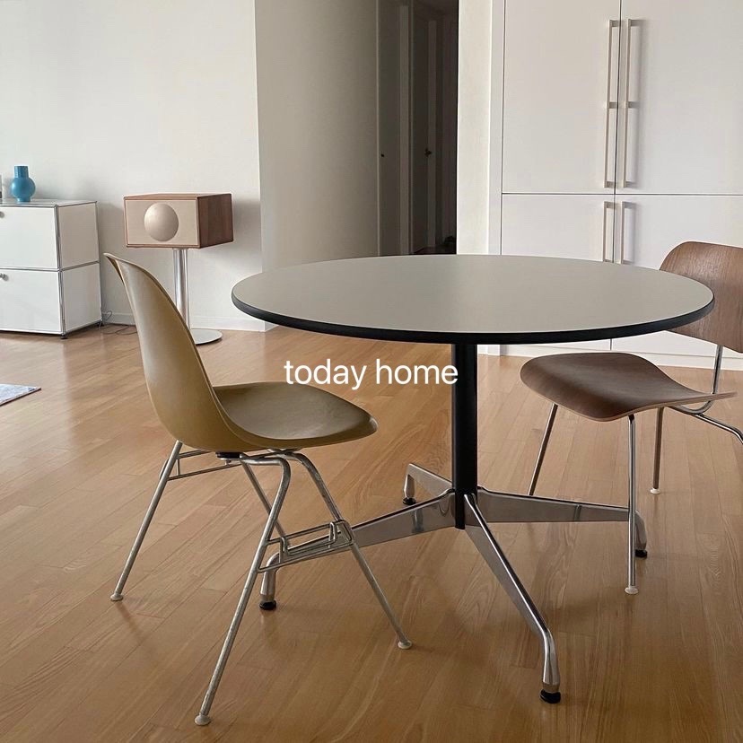 today home Eames dining table medieval round table ins Korean blogger coffee designer negotiation desk
