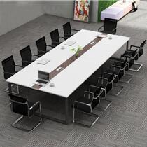 Beijing conference table large and small long table simple modern rectangular training table negotiation table and chair combination office furniture