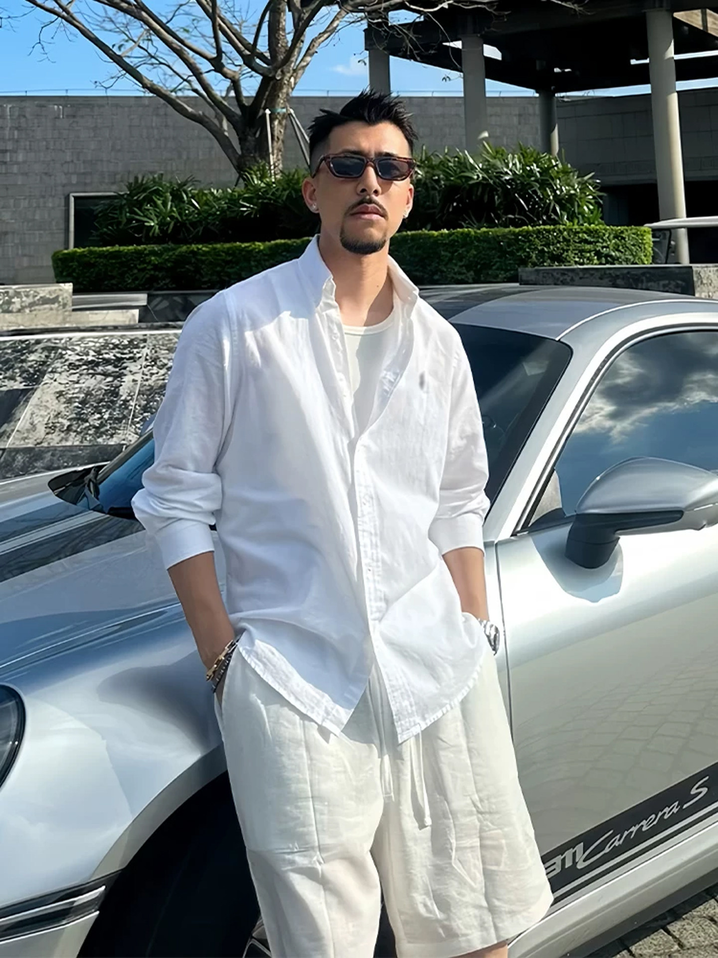 Men's Horse Embroidery Linen Shirt – Relaxed Fit, Old Money Aesthetic, Casual Jacket or Undershirt