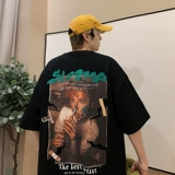 Ретро летняя футболка для влюбленных, в американском стиле, короткий рукав, европейский стиль