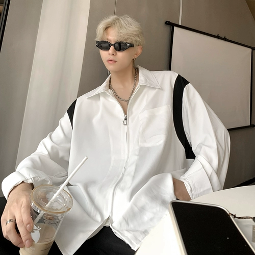 Сексуальная рубашка, наращивание волос, изысканный стиль