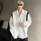 Сексуальная рубашка, наращивание волос, изысканный стиль