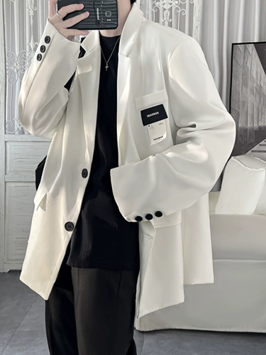 Белый пиджак классического кроя, летняя куртка, изысканный стиль