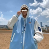 Красная бейсбольная форма, куртка, с вышивкой