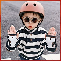 Детский беговел, шлем, безопасный полушлем, самокат, защитное снаряжение, комплект, 2 лет