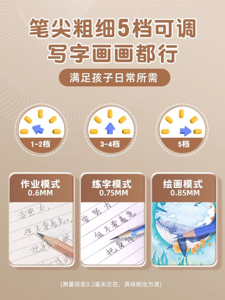 Deli Fully Automatic Pencil Sharpener Electric Pencil Sharpener Automatic Pencil Sharpener Automatic Pencil Sharpener for Elementary School Students Pencil Sharpener Rechargeable Children's Pencil Sharpener