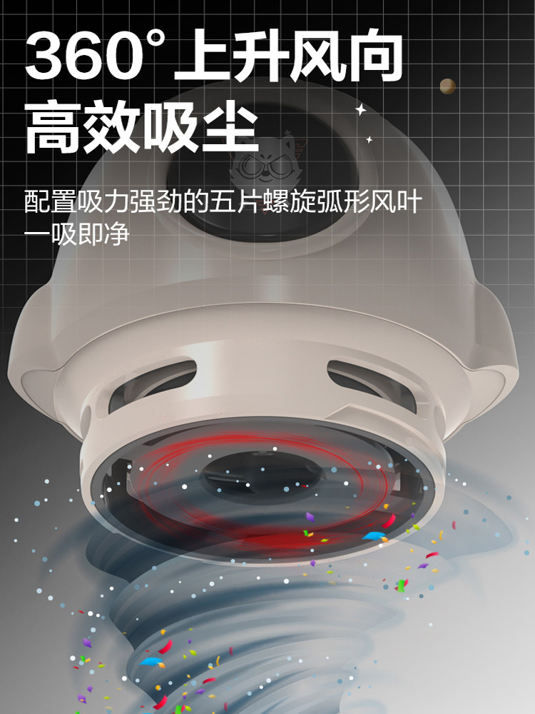 Powerful Desktop Vacuum Cleaner for Eraser Shavings, USB Rechargeable Keyboard Cleaner for Students, Mini Electric Dust Collector for Pencil Shavings, High Suction Power, Specially Designed for Children