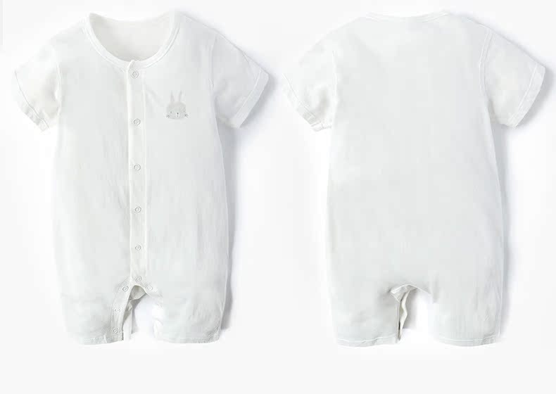 Gb tốt bé trai sơ sinh Xiêm quần áo bé túi rắm quần áo mùa hè ngắn tay cotton mỏng phần mở bộ đồ đập phá A - Áo liền quần shop quan ao baby