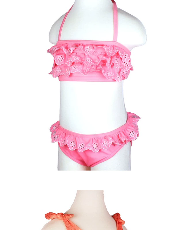 GYBOREE Bikini Beach chia đôi kem chống nắng cho bé gái Đồ bơi chống tia UV Trẻ lớn 4-14 tuổi - Bộ đồ bơi của Kid