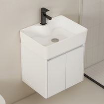 Full space aluminum honeycomb small apartment bathroom cabinet bathroom integrated balcony wall-mounted wash basin cabinet combination