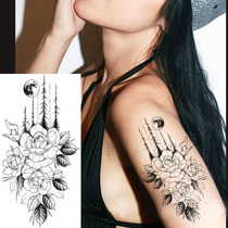 Waterproof Temporary Tattoo Sticker Flower Rose Flash Tatto