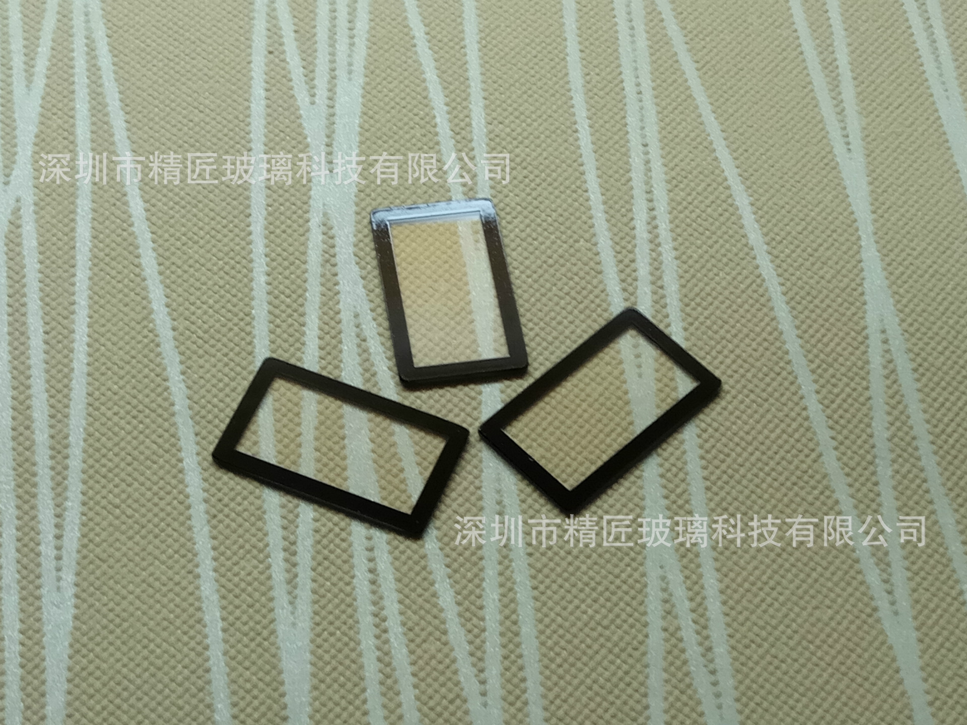 Glass deep processing manufacturer custom tempered glass mesh printed panel glass electronic lock display glass