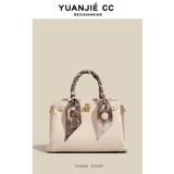 Портативная платиновая вместительная и большая сумка на одно плечо, из натуральной кожи, премиум класс