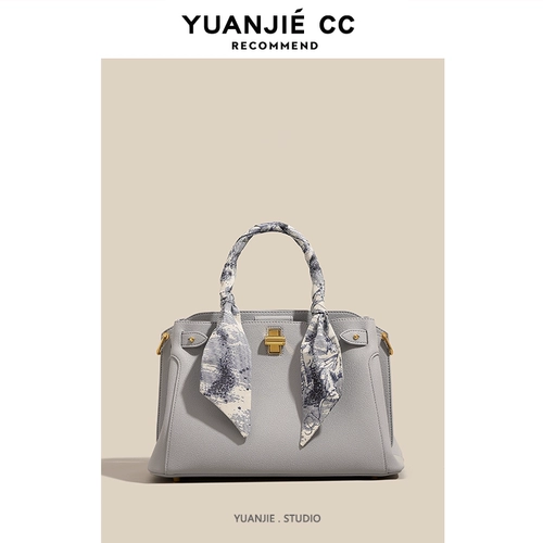 Портативная платиновая вместительная и большая сумка на одно плечо, из натуральной кожи, премиум класс