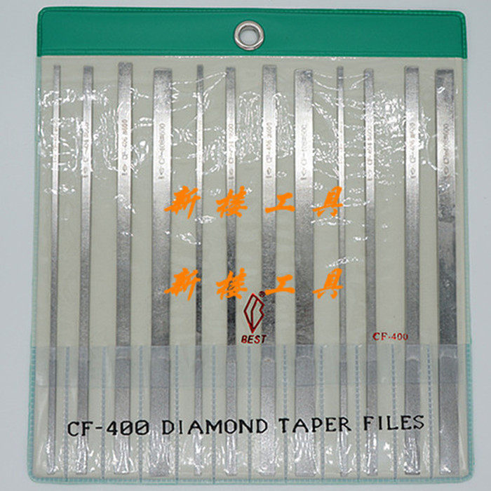 Taiwan Yipin Diamond File Alloy File Flat File CF-400 600# Mixed with Grain Size