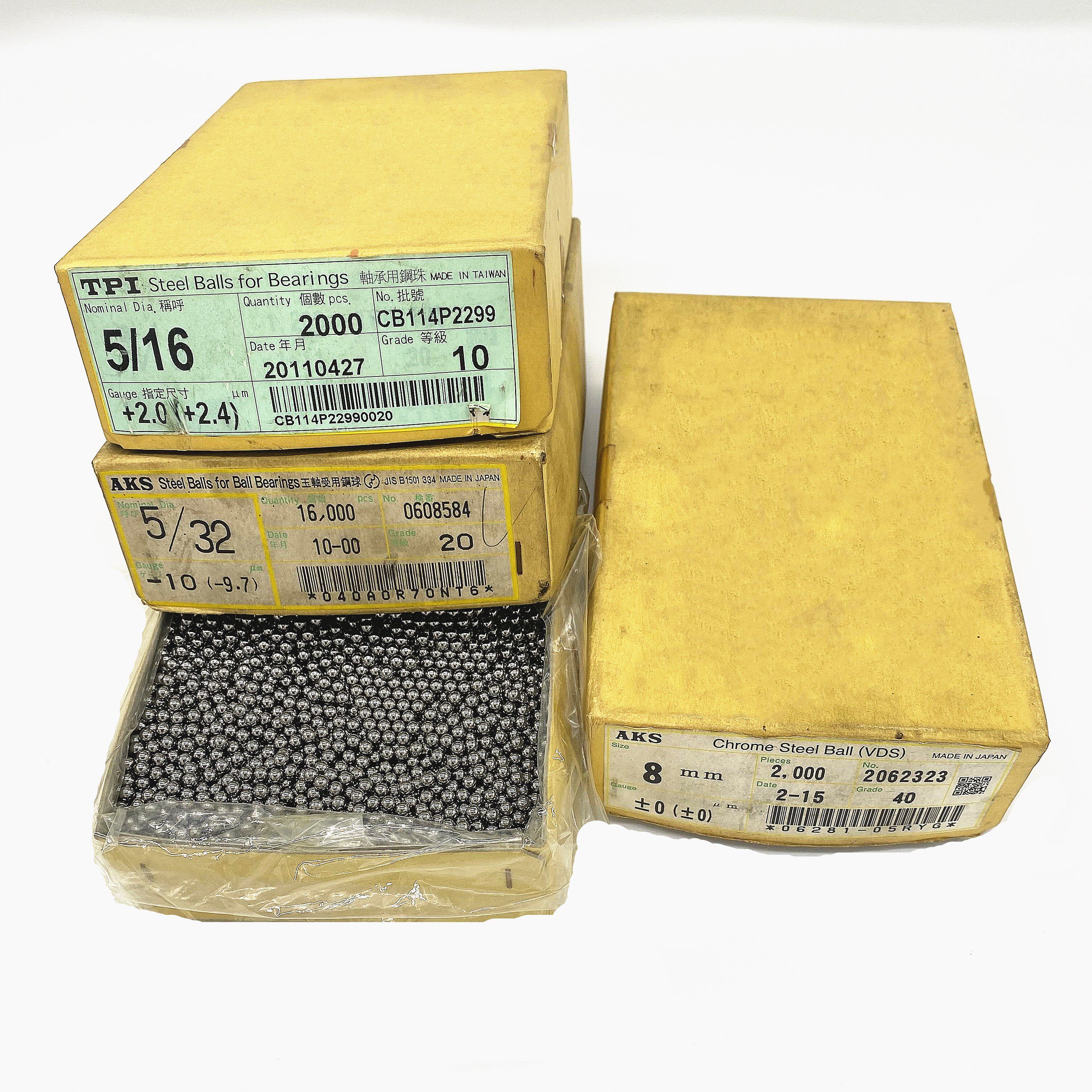 Japan AKS imported wire rod guide slider special precision steel ball 1558 2381 3175 4762 4762 Taobao