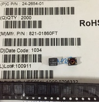 SMD COMMON MODE CHOKE INDUCTOR 821-01860FT SCREEN PRINTING 1-1860F 2X1UH 6X5MM EE