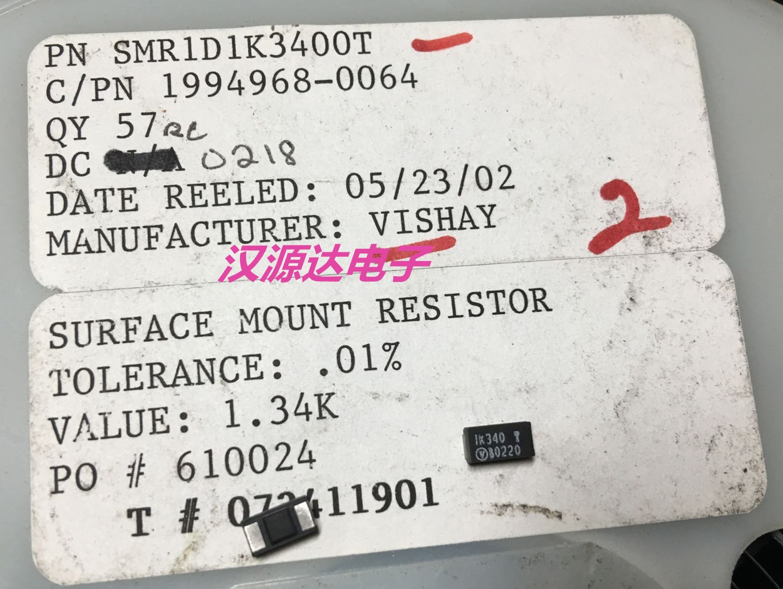 SMR1D1K3400T SMR1D1K3400T 1K340 T 1 34K 0 01% 2PPM 1W patch cryogenic b metal foil resistance-Taobao