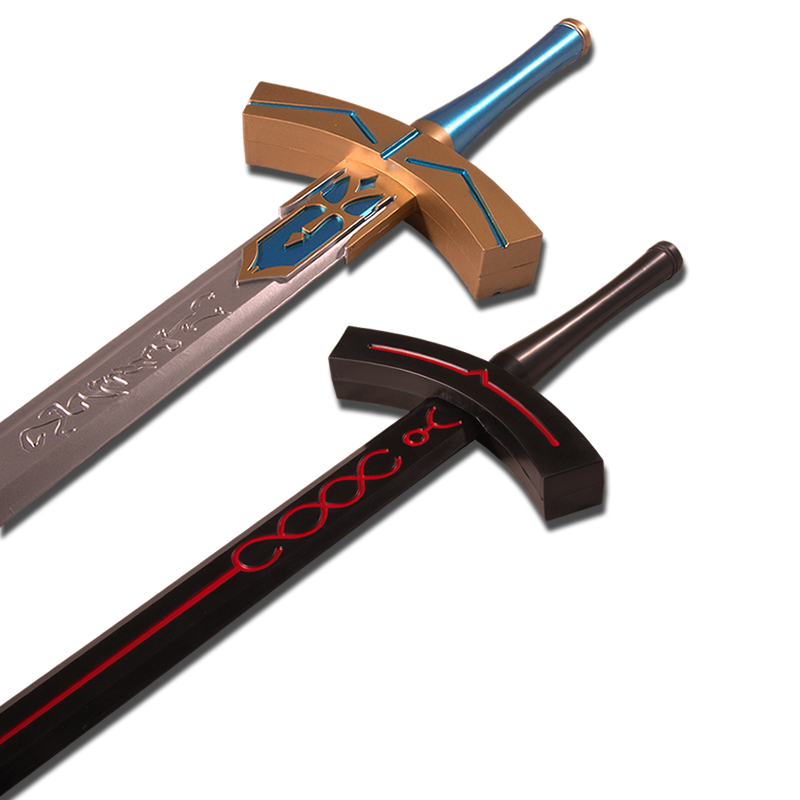 Fate運命長夜黒化セイバー誓約勝利の剣 武具 模造刀 Cosplay 石中