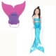 Quần áo bơi cho bé gái Nàng tiên cá Công chúa Nàng tiên cá Đầm bơi Cô gái đi biển Chia bikini - Bộ đồ bơi của Kid bộ bơi dài tay bé gái