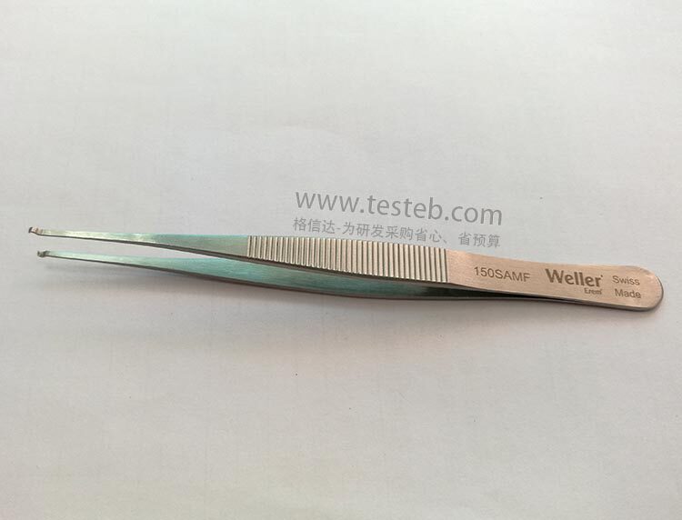 Swiss Erem 150SAMF tweezers small round head precision clamps for 1 2-2 5mm cylindrical elements SMD