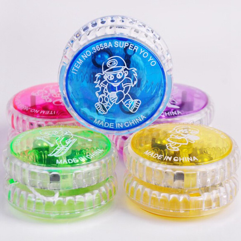 Christmas Shine with Fried Balls Creative Sparkling Toy Yo-yo Toys Yo-yo Boy Dazzling Yo-yo Puzzle Luminous Yoyo Balls