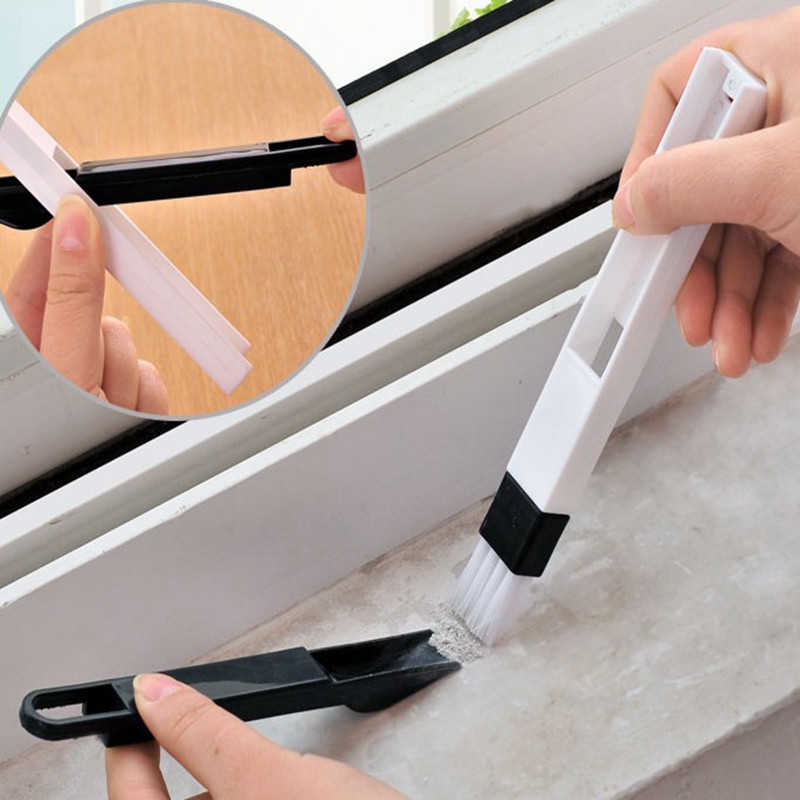 Window slot groove cleaning brush groove groove brush with dustdust crevice cleaning tool for the cleaning of the Yarn window for Christmas
