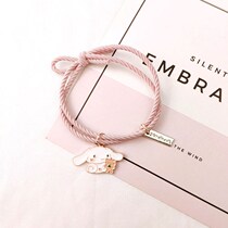 Jade Gui Dog Hairband Japan and South Korea Yugui Dog Hair Rope Cute Bear Strand Leather Strings Bracelet Two