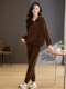 Casual sports suit for women in spring and autumn 2025 new autumn suit a complete set of fashionable and fashionable age-reducing sweatshirts two-piece set