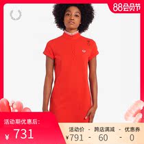 FRED PERRY Amy joint womens short-sleeved dress summer polo collar casual wheat tide D9021