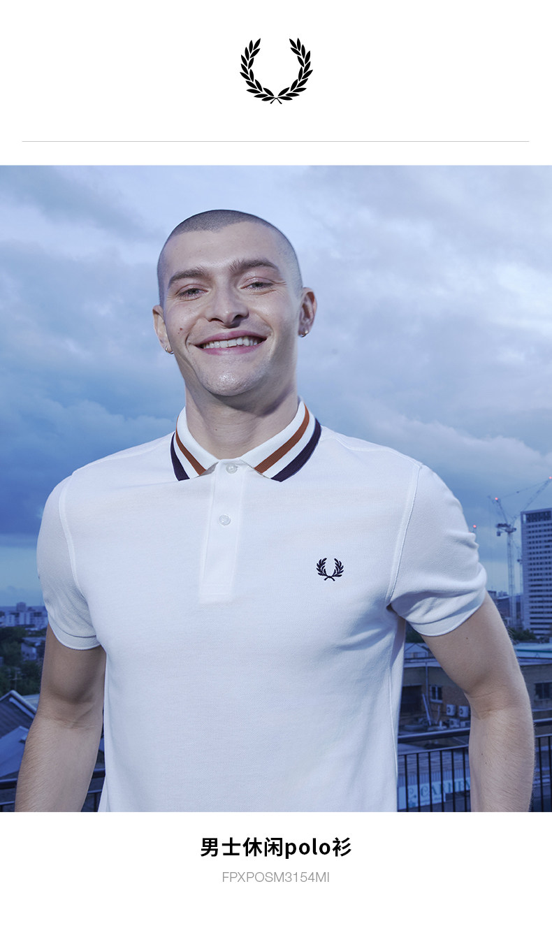Fred Perry 22年夏季款 男式休闲Polo衫 M3154 天猫优惠券折后￥588包邮（￥999-410）