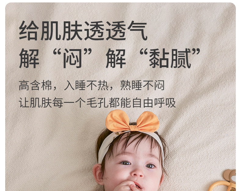 欢喜小熊女宝宝吊带包屁衣夏季新生婴儿睡衣夏薄款衣服背心连体衣 — 7