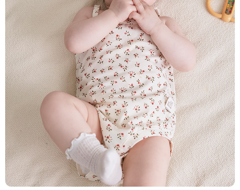 Baby Girl Onesie Summer Infant Vest Sling — 10